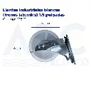 [10510] Llantas industriales blancas (frenos laterales) 1.5 pulgadas