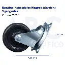 Ruedas Industriales Negras (Cardán) 3 pulgadas