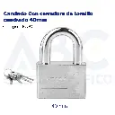Candado Con cerradora de tornillo cuadrado 40mm