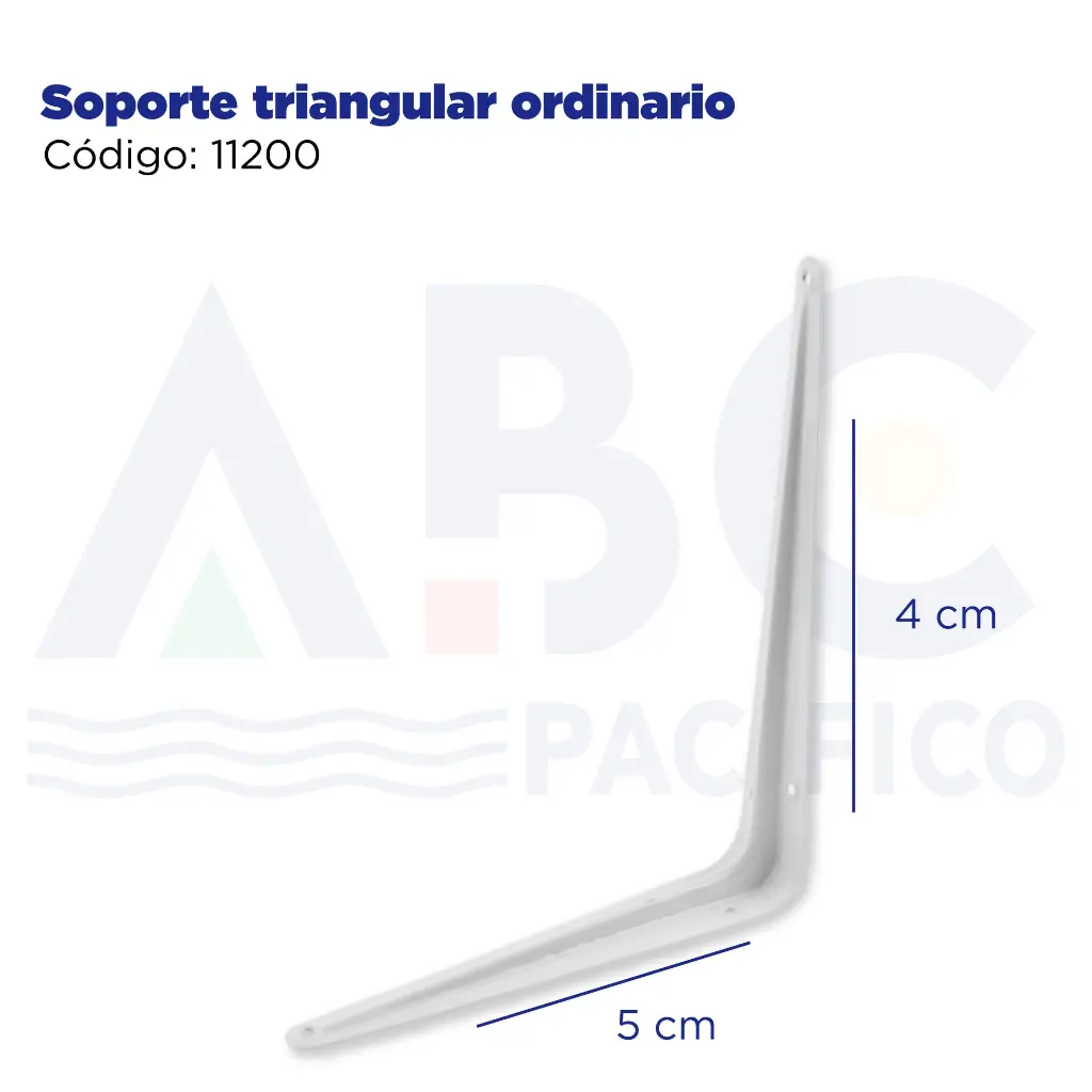 Soporte triangular ordinario