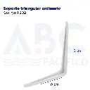 Soporte triangular ordinario