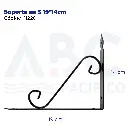 Soporte en S 19*14cm