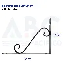 Soporte en S 29*24cm