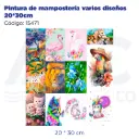 Pintura de mampostería varios diseños 20*30cm