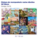 Pintura de mampostería varios diseños 30*30cm