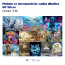 Pintura de mampostería varios diseños 40*50cm