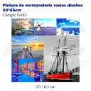 Pintura de mampostería varios diseños 50*65cm