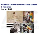 [15909] Cuadro decorativo Urban Street rostros 7 tamaños