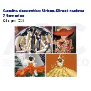 [15911] Cuadro decorativo Urban Street rostros 7 tamaños