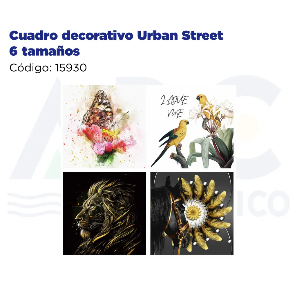 [15930] Cuadro decorativo Urban Street 6 tamaños