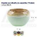 Maceta con diseño de cerámica 7*6.5cm