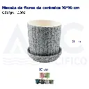 Maceta de flores de cerámica 10*10 cm