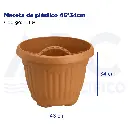 Maceta de plástico 46*34cm
