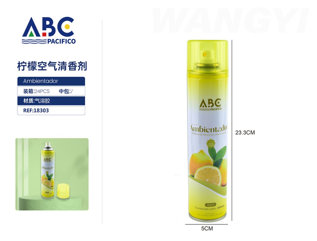 Desodorante para ambiente aroma de limón