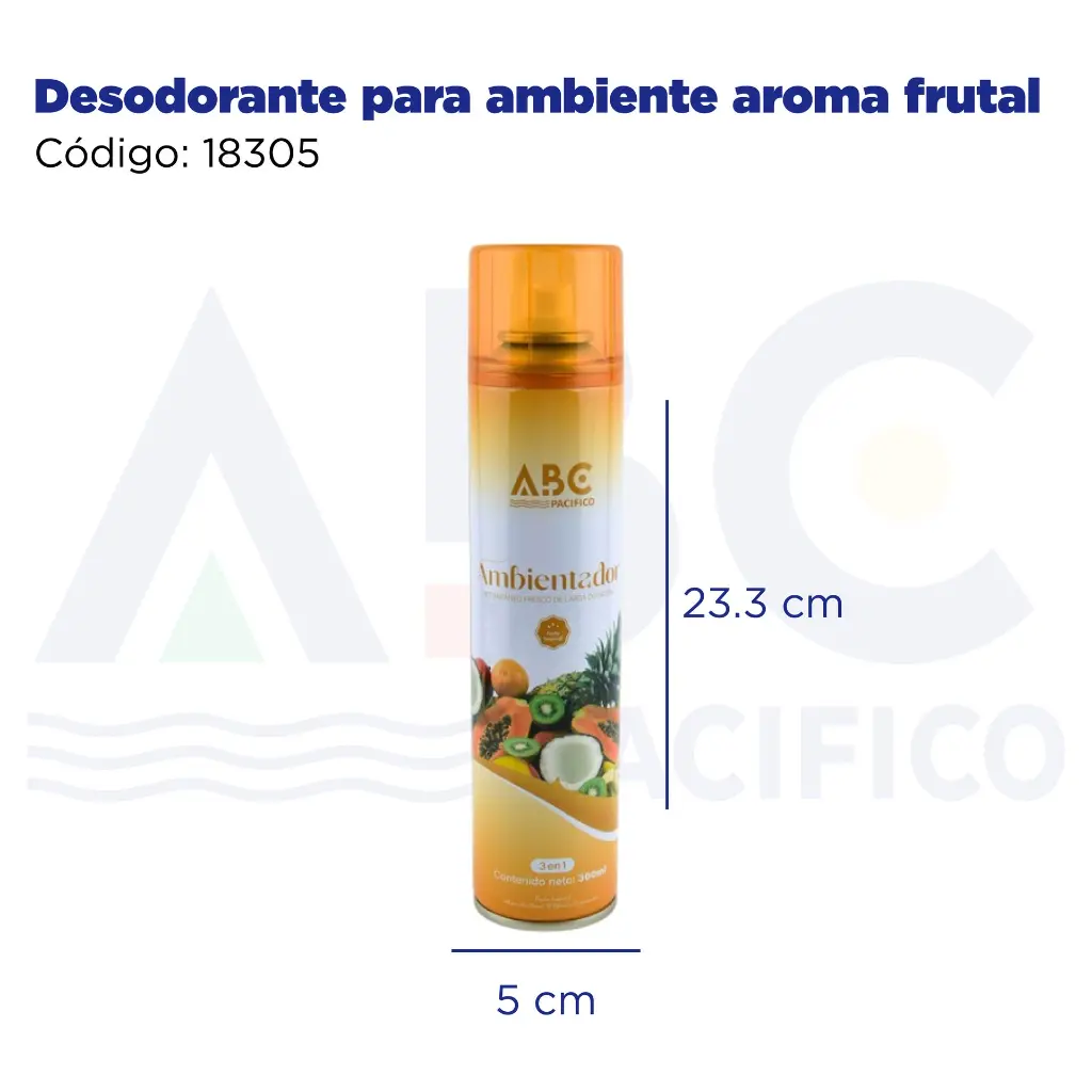 Desodorante para ambiente aroma frutal