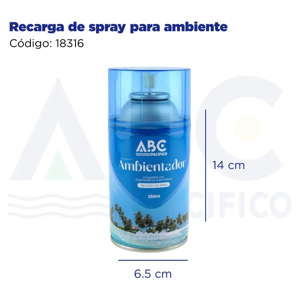 Recarga de spray para ambiente