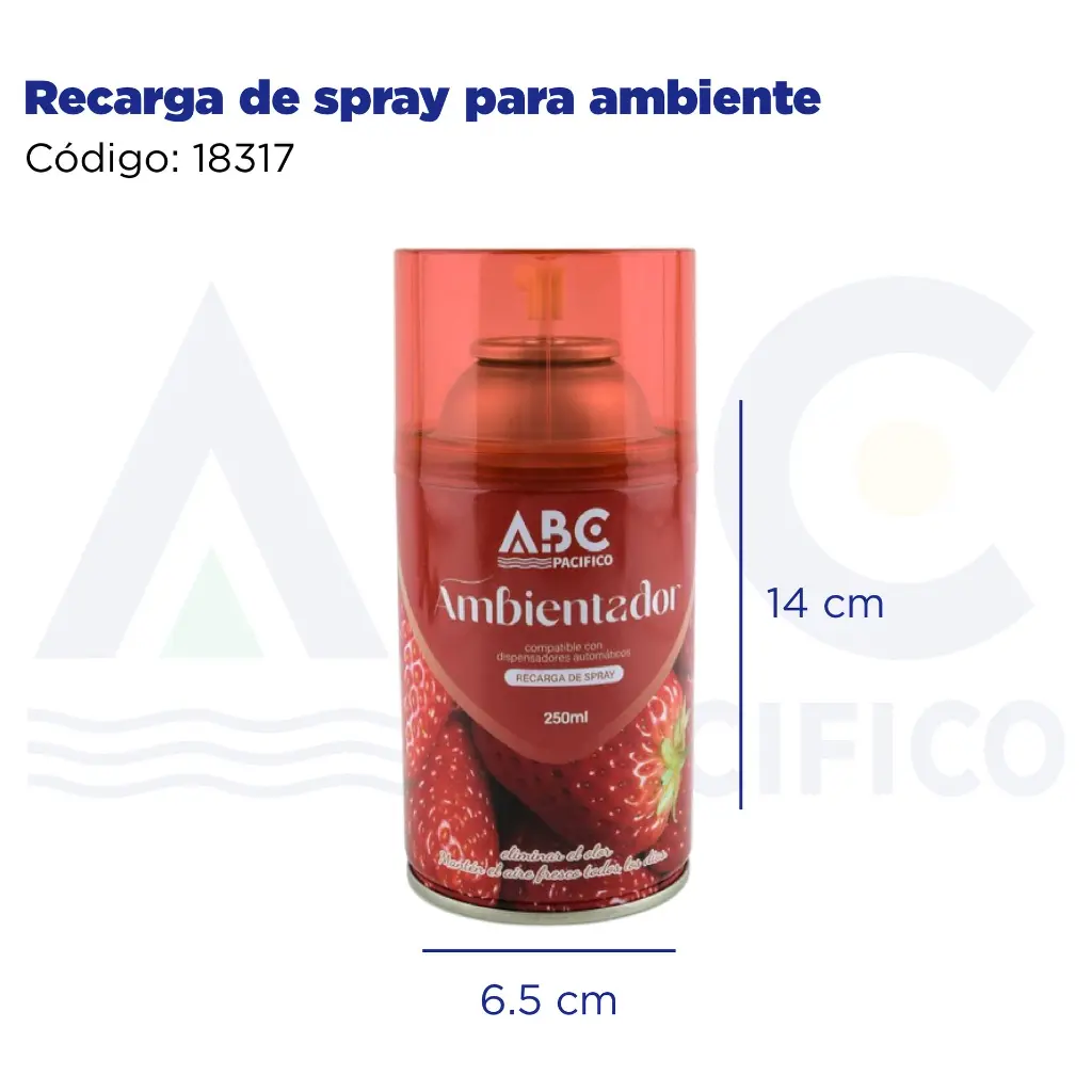 Recarga de spray para ambiente