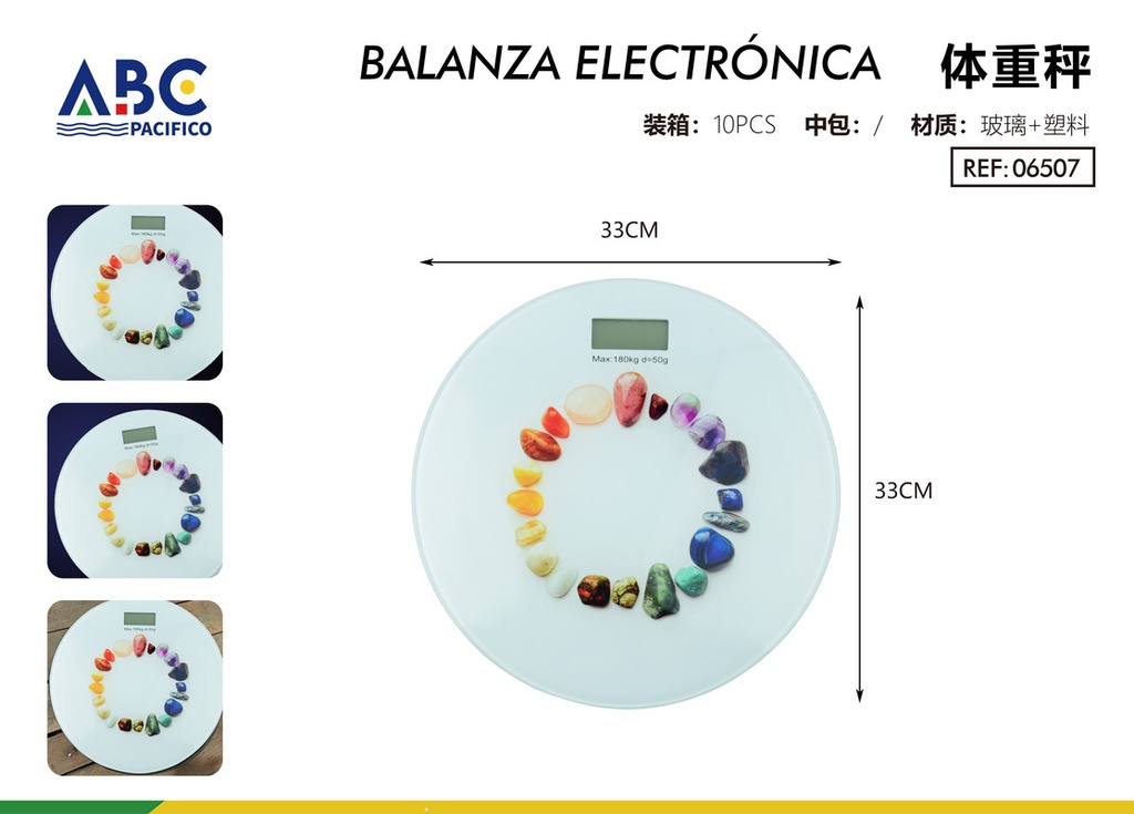 Báscula electrónica 33*33cm 2003a-T