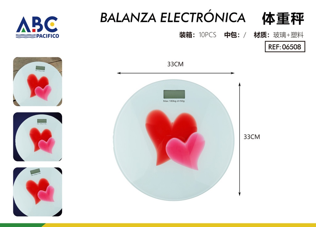 Báscula electrónica 33*33cm 2003a-T