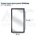 Espejo negro para pared 30*60cm