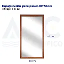Espejo caoba para pared 40*50cm
