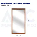 Espejo caoba para pared 30*90cm
