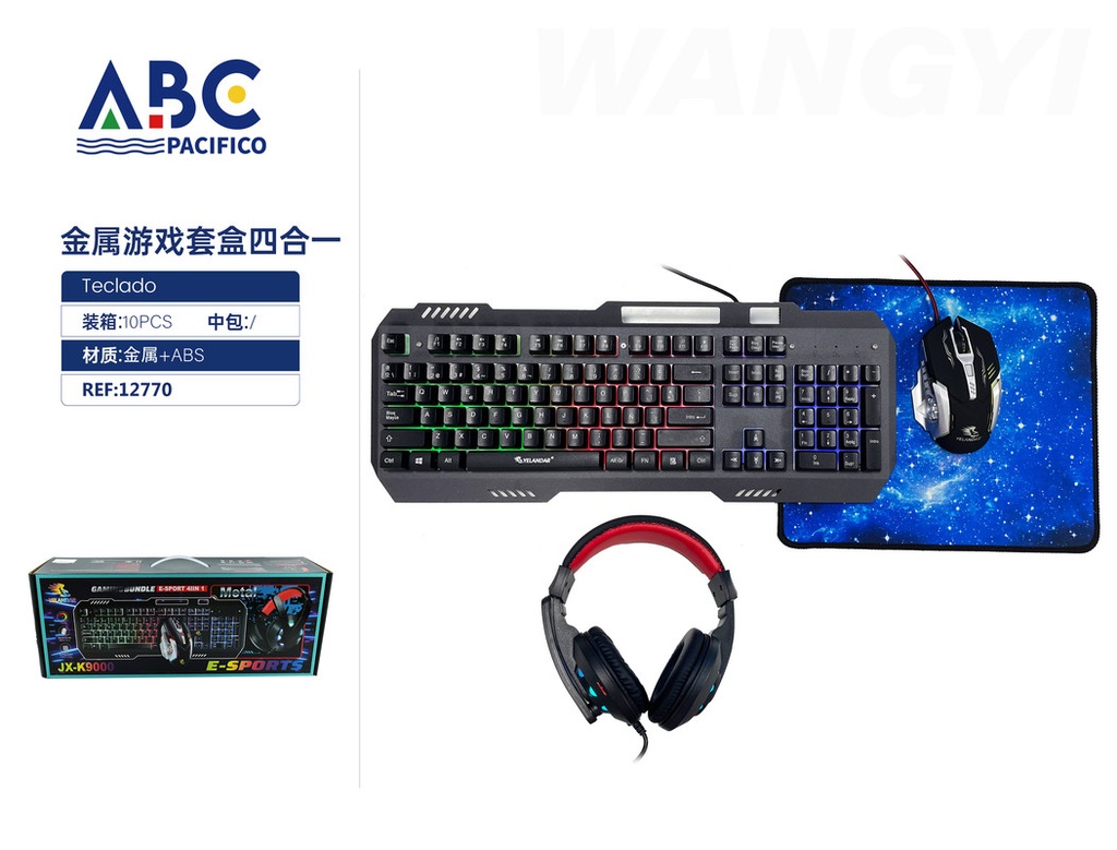 Set 4 en 1 JX-K9000