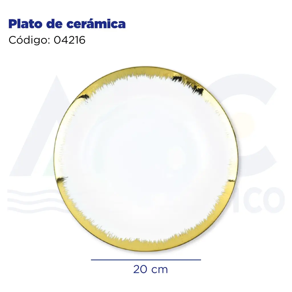 Plato de cerámica