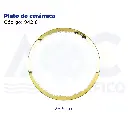[04218] Plato de cerámica