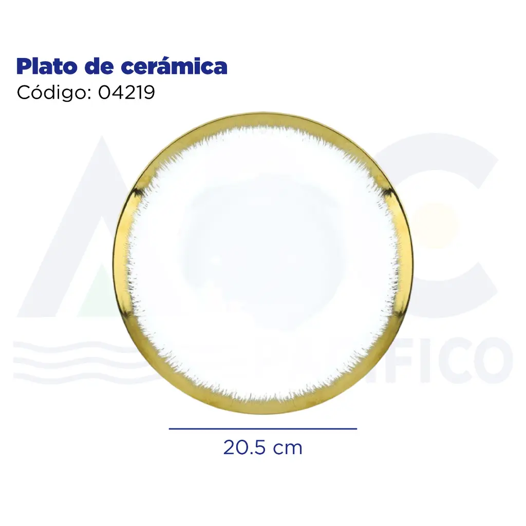 [04219] Plato de cerámica
