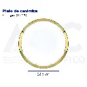 [04220] Plato de cerámica