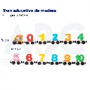 Tren educativo de madera