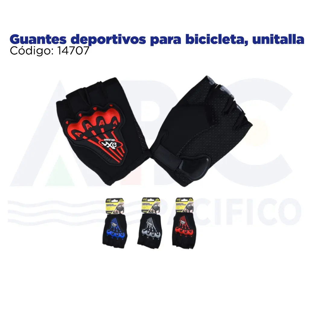 Guantes deportivos para bicicleta, unitalla