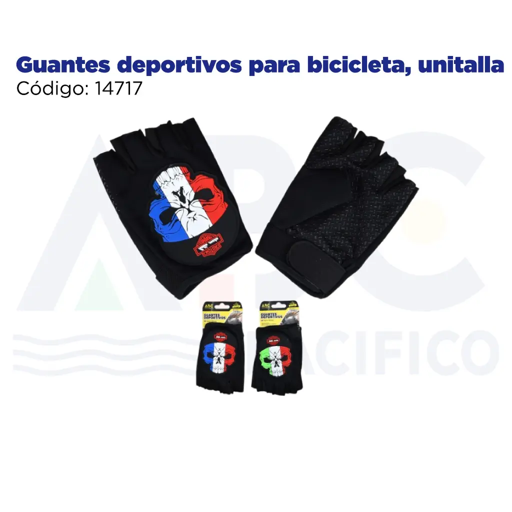 Guantes deportivos para bicicleta, unitalla