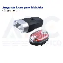 Juego de luces para bicicleta