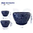 Juego de macetas