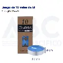 Juego de 10 velas de té