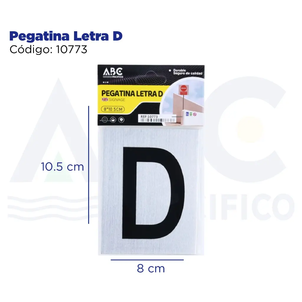 Pegatina Letra D