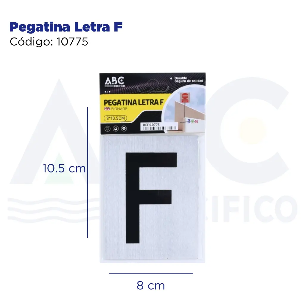 Pegatina Letra F