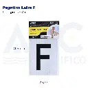 Pegatina Letra F