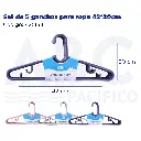 Set de 5 ganchos para ropa 42*20cm