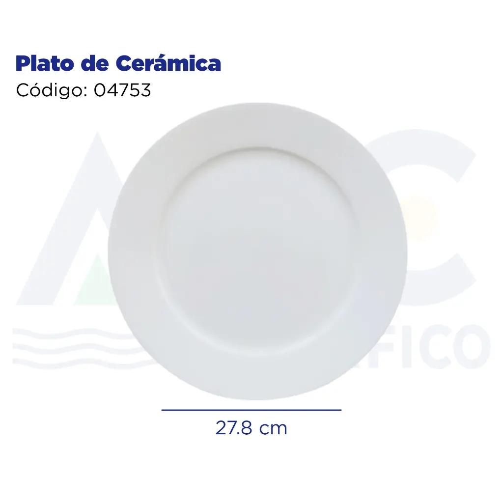 [04753] Plato de Cerámica