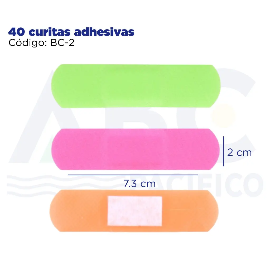 40 curitas adhesivas