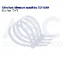 Cinchos blancos medida 7.2*400