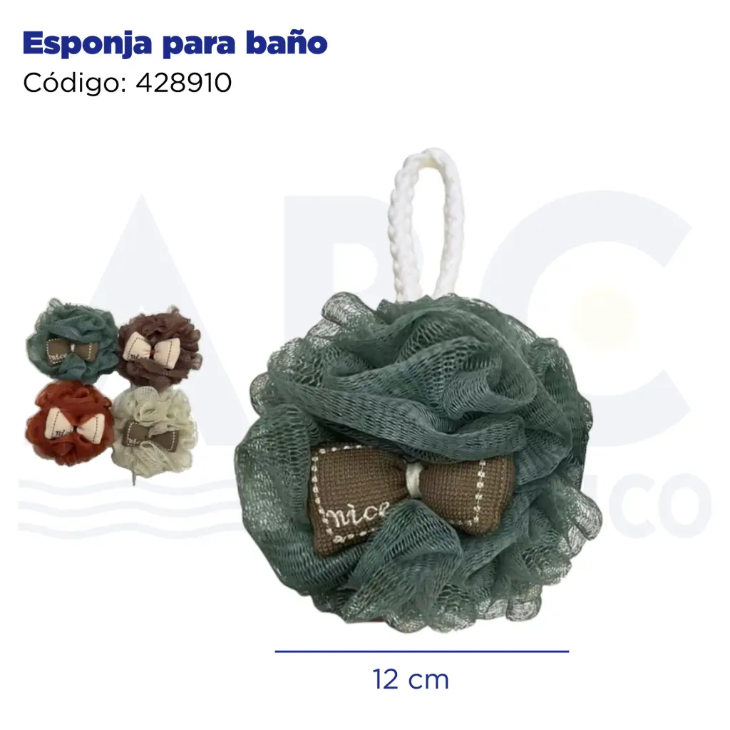 Esponja para baño