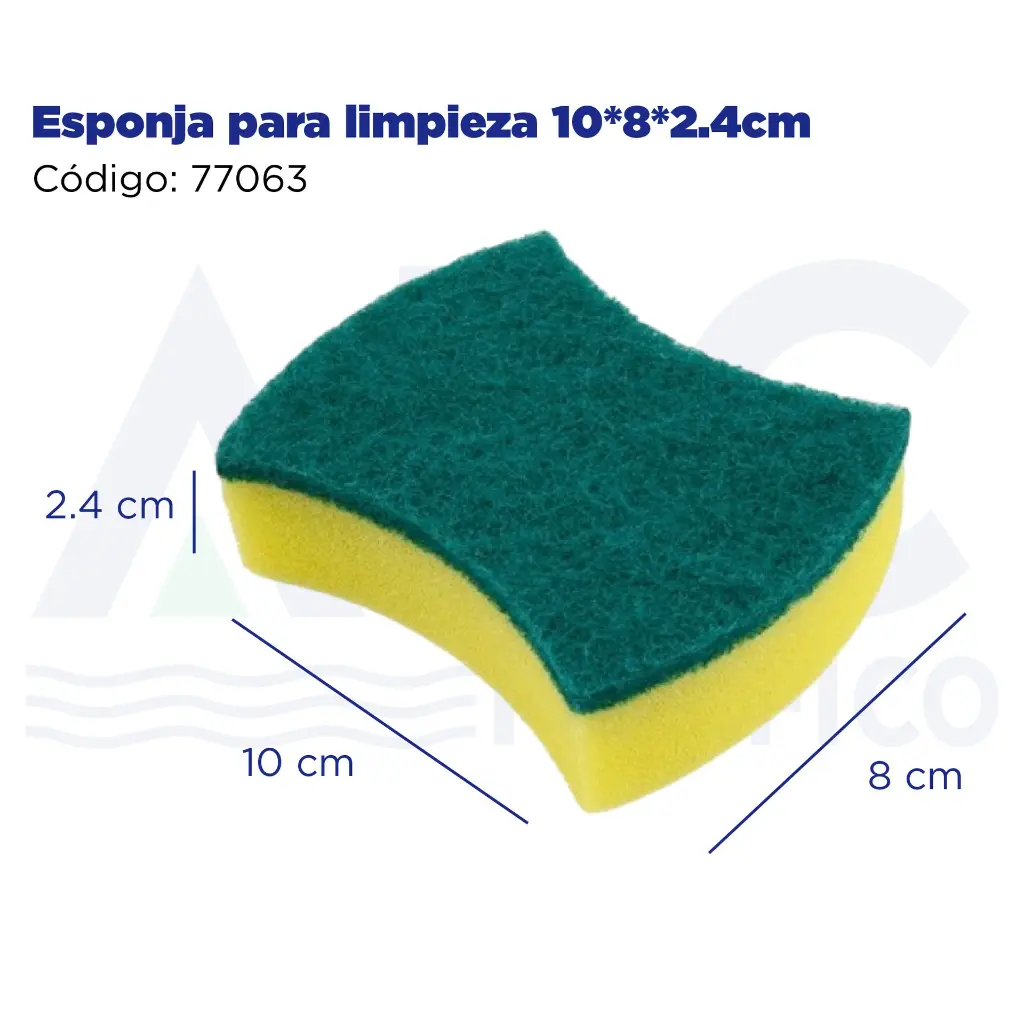 Esponja para limpieza 10*8*2.4cm