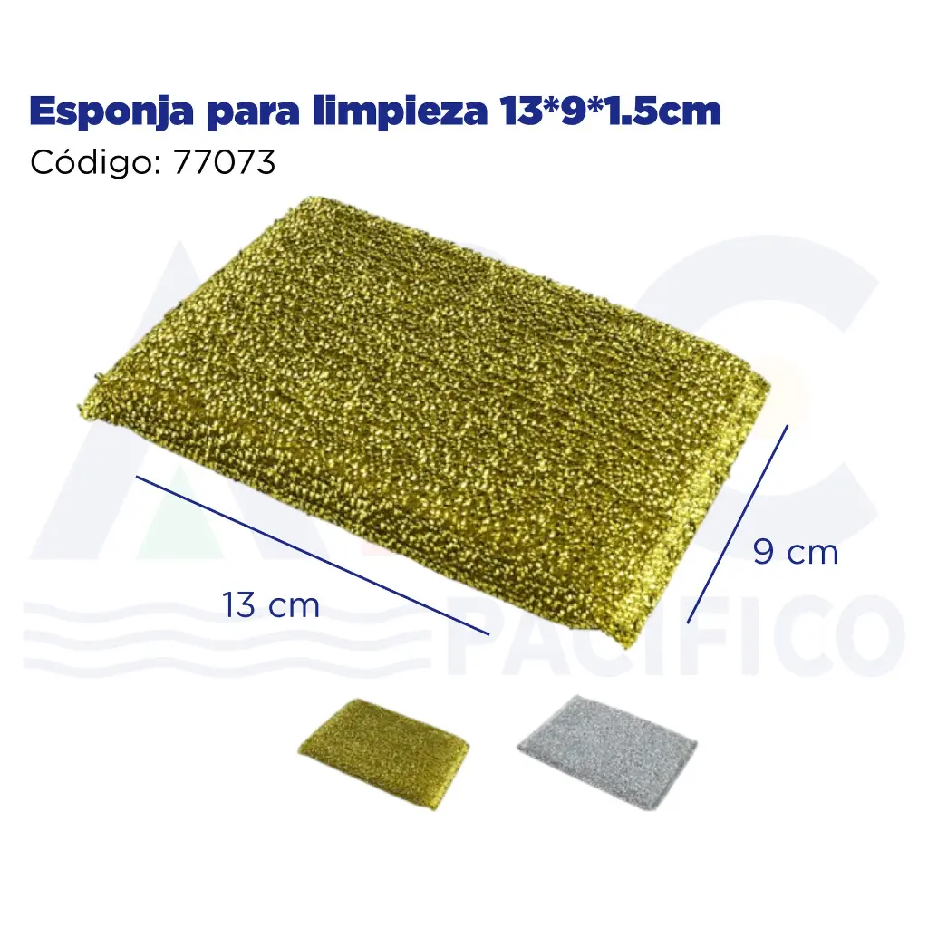 Esponja para limpieza 13*9*1.5cm