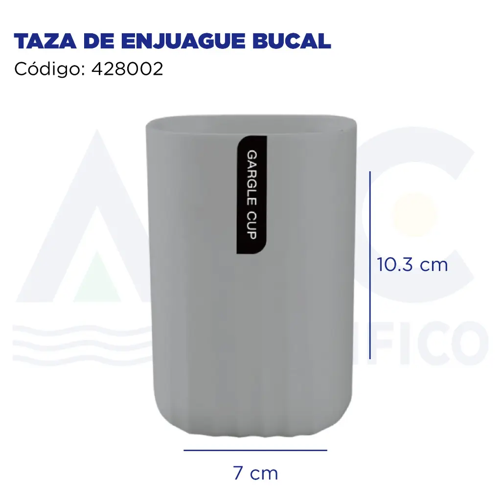 TAZA DE ENJUAGUE BUCAL
