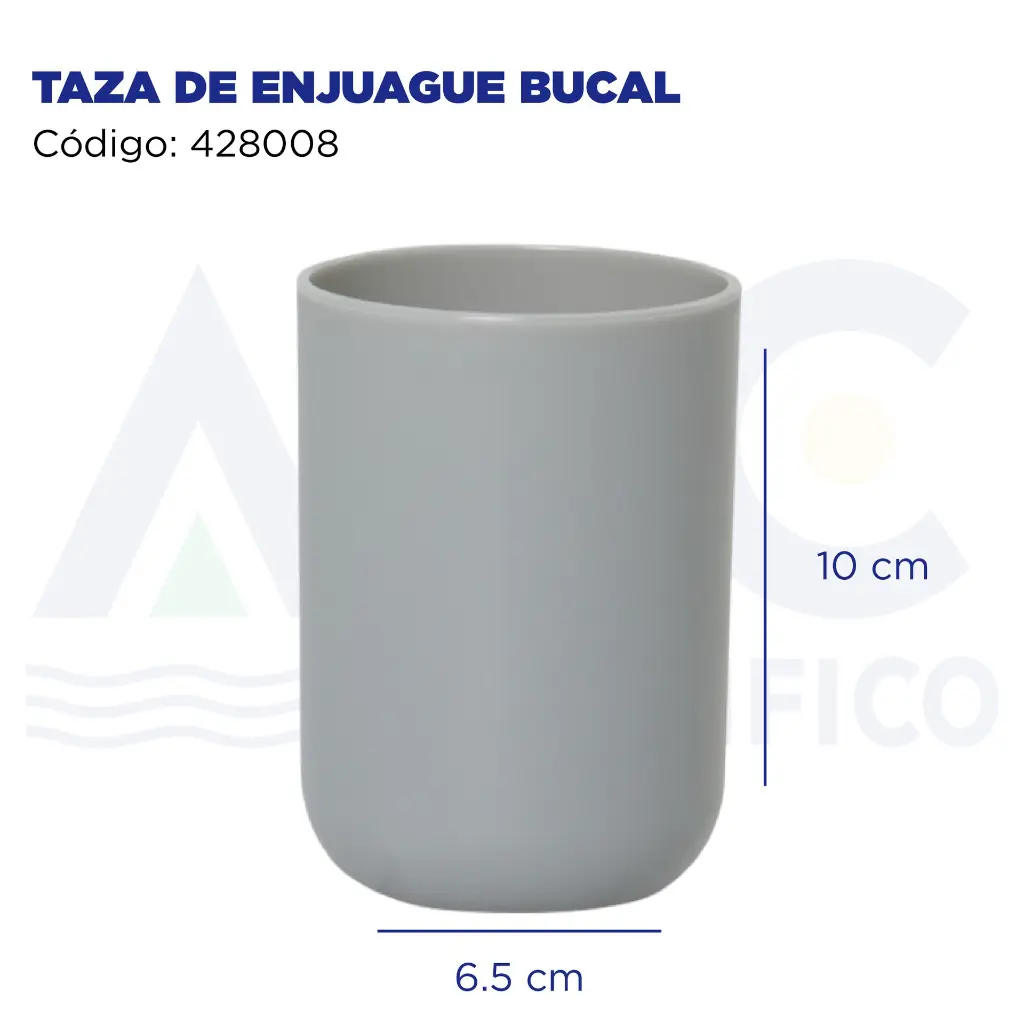 TAZA DE ENJUAGUE BUCAL