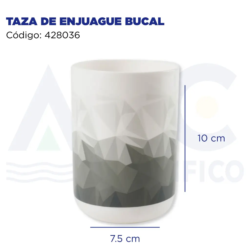 TAZA DE ENJUAGUE BUCAL